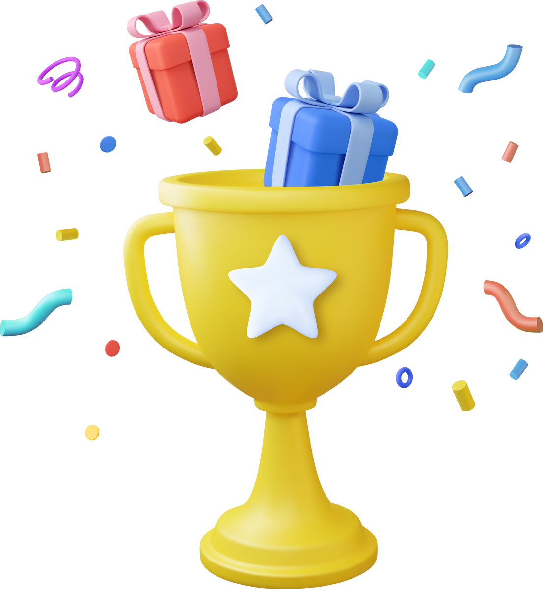 3D Trophy cup