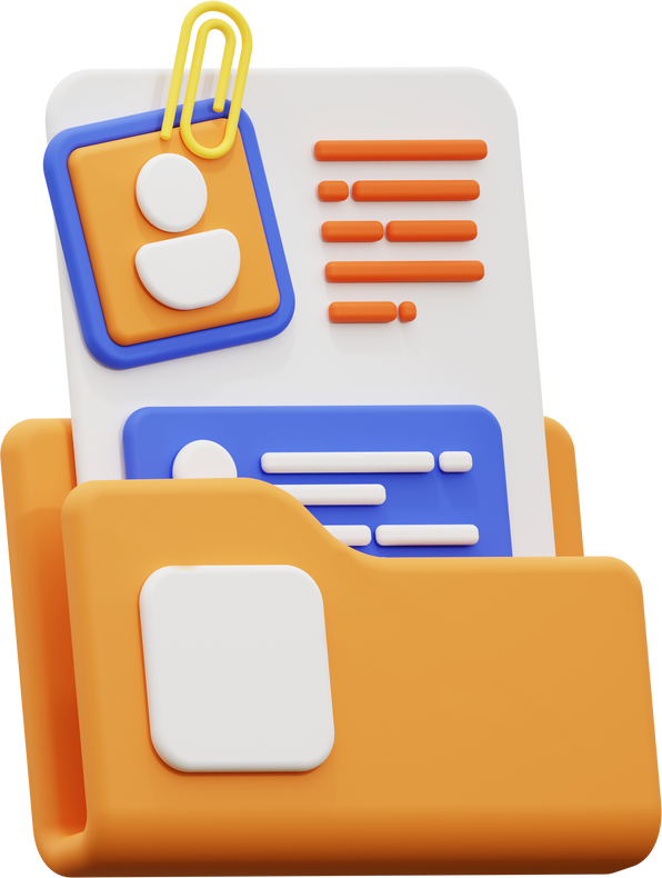 3d curriculum vitae icon